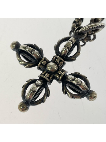 . ネックレス shamballa 十字 SV925