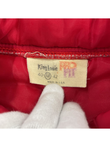 OLD・VINTAGE ジャケット King Louie PRO FIT 中綿ベスト SizeM RED