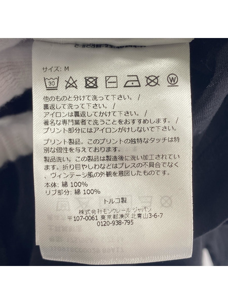 MONCLER 半袖Tシャツ・カットソー S/S TEE ブラック