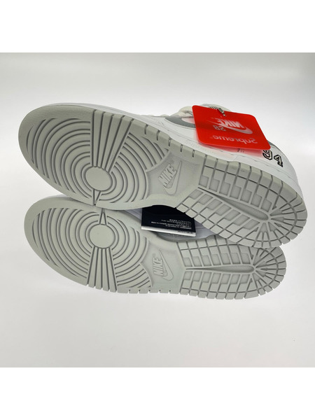NIKE SB スニーカー ×Supreme 25AW Dunk Low 白 (26.0)