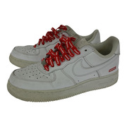 NIKE スニーカー SUPREME × AIR FORCE 1 LOW WHITE