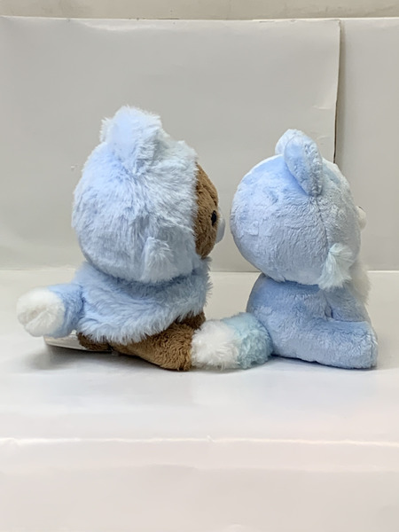リラックマ チャイロイコグマ＆アオイコオオカミ ぬいぐるみセット アオコグのおとまり タグ付き