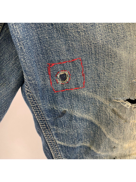 Lee デニム・ジーンズ 70s頃 11-Z デニムペインターパンツ(32) ボロルック