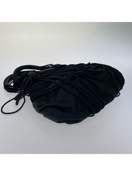 DIESEL 00s アーカイブ レザーロープフリンシトードバッグ 黒