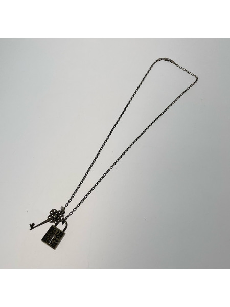 . ネックレス shamballa dorje key＆dorge lock SV925