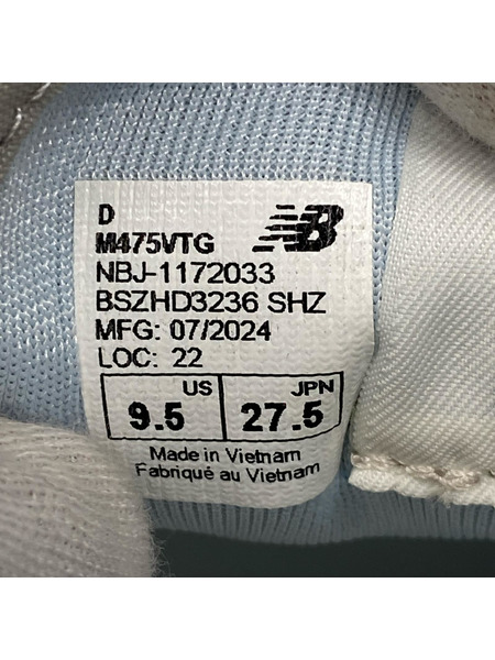 NEW BALANCE スニーカー M475VTI (27.5)