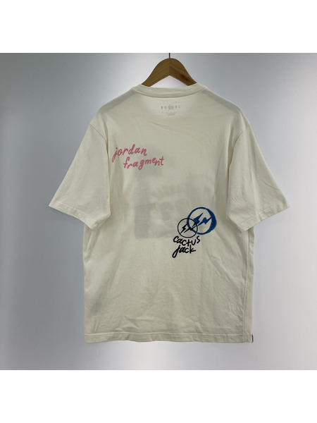NIKE 半袖Tシャツ・カットソー FRAGMENTS TRAVIS SCOTT TEE S 白