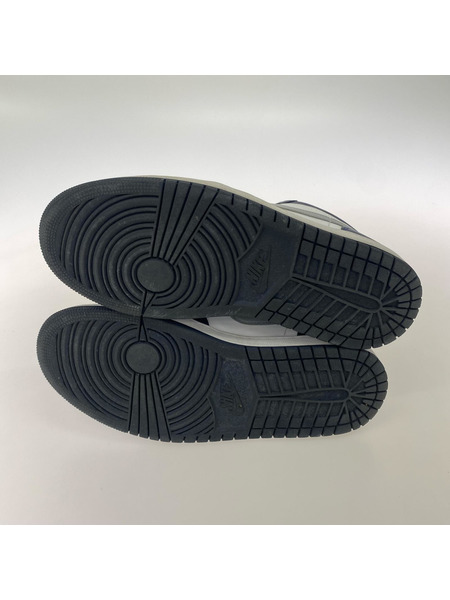 NIKE スニーカー AIR JORDAN 1 LOW 白紺 (27.5)