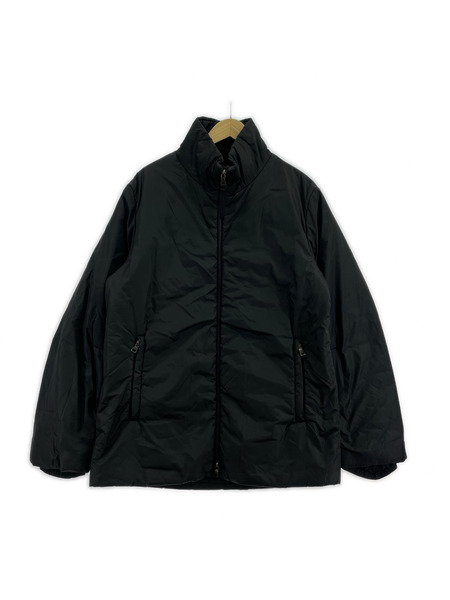 PRADA SPORT ナイロン 中綿 ハーフコート 黒 46 SGV293