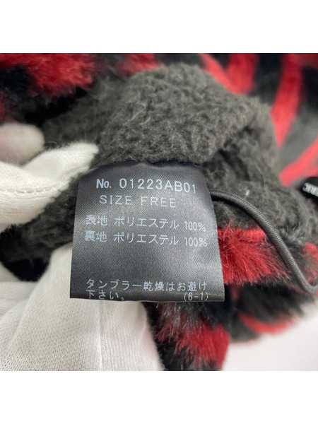 HYSTERIC GLAMOUR WOMAN PIRATE アップリケ ファーフーディジャケット (F)