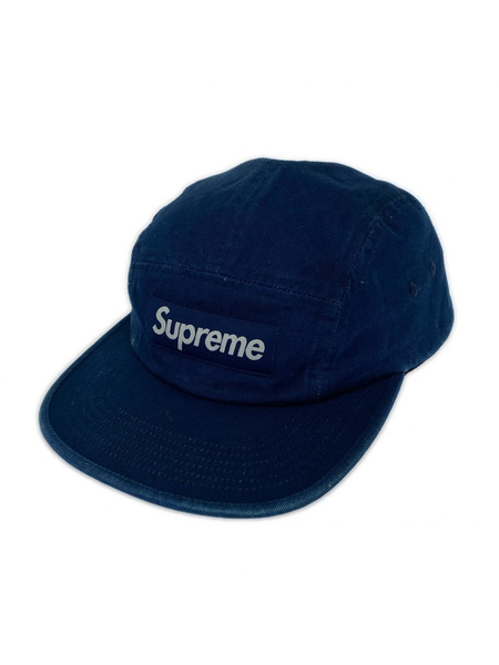 Supreme キャップ Washed Chino Twill Camp Cap navy