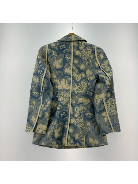 GANNI ジャケット ジップジャケット 38 ブルー