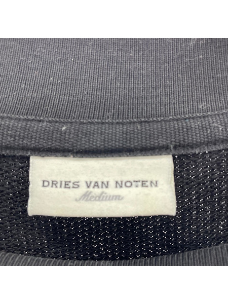 DRIES VAN NOTEN 19ss カンガルーポケット オーバーサイズスウェット M ブラック