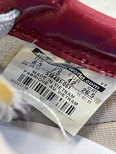 NIKE TAILWIND NIGHT TRACK TZ スニーカー 26.5 シルバー×レッド  518481ー061 