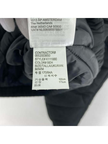 Calvin Klein ブルゾン・ジャンパー キルティング ボンバージャケット 黒