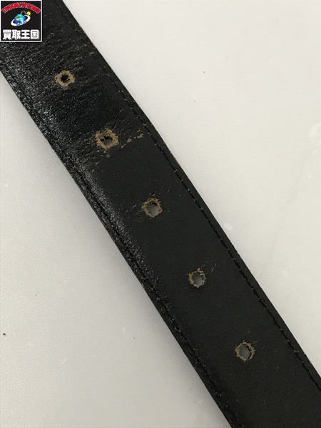 VERSACE イタリア製 レザーベルト 黒