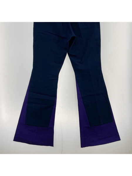 RAF SIMONS パンツ 21SS FLARE PANTS ネイビー