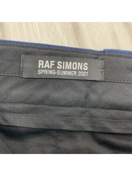 RAF SIMONS パンツ 21SS FLARE PANTS ネイビー