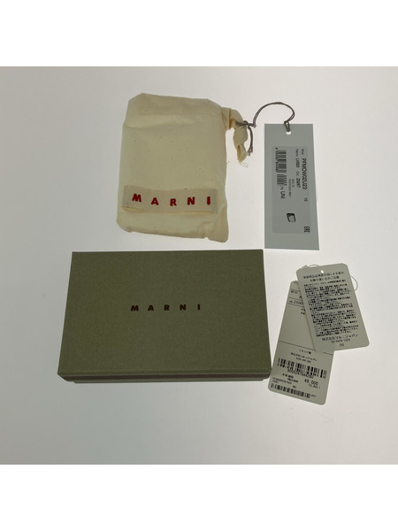 MARNI コンパクトウォレット SAFFIANO LEATHER TRI FOLD WALLT