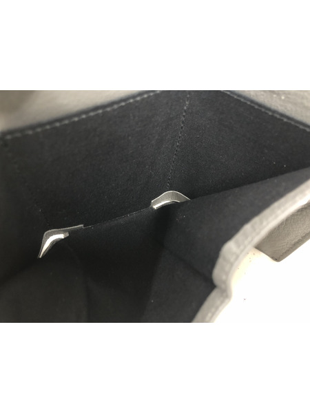 Balenciaga　バレンシアガ　コンパクトウォレット ペーパー　ミニウォレット　グレー