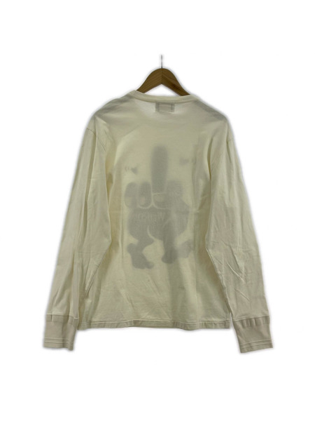 WEIRDO 長袖Tシャツ・カットソー FUCK 白（M）