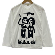 COMME des GARCONS 長袖Tシャツ・カットソー Alsa Yofe 白(XS)