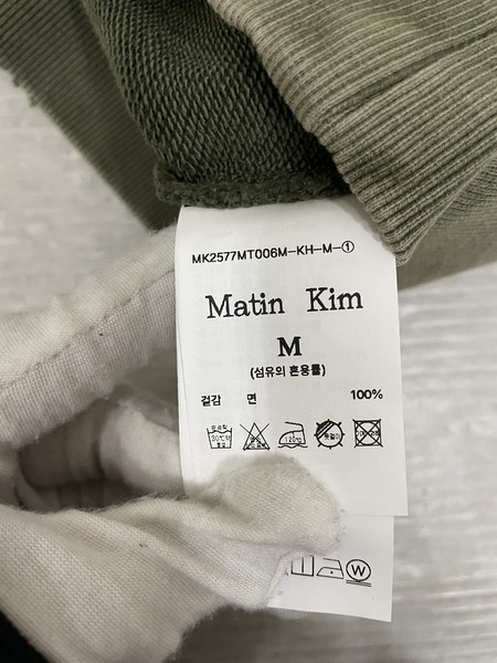 Martin Kim クルーネックスウェット M オリーブ