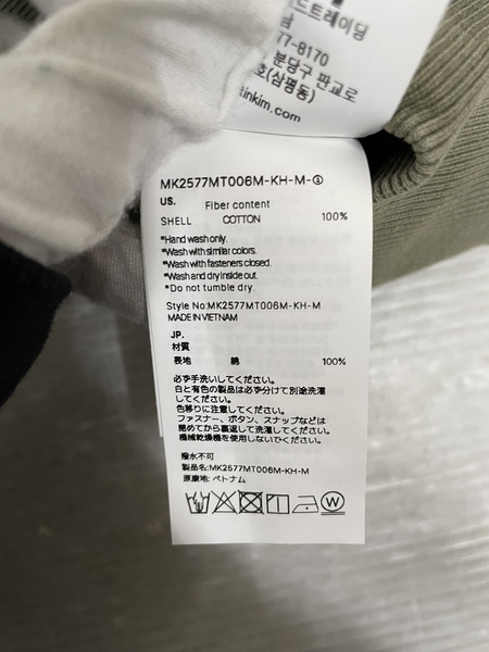 Martin Kim クルーネックスウェット M オリーブ