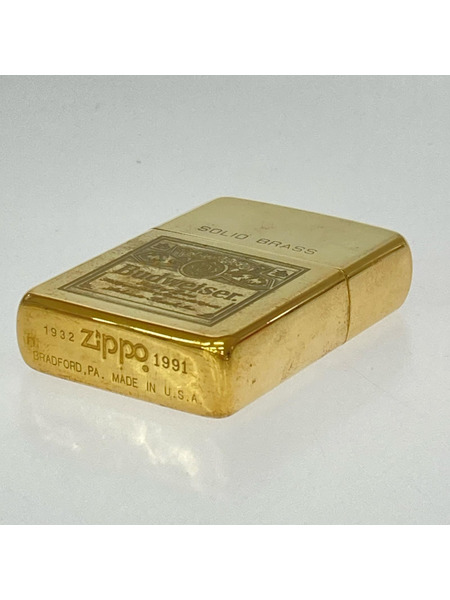ZIPPO Budweiser SOLID BRASS