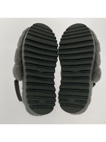 UGG ソノ他 Super Fluff Slipper サンダル 黒 23cm