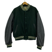 ブルゾン・ジャンパー Golden Bear/袖レザースタジャン/L/GRN