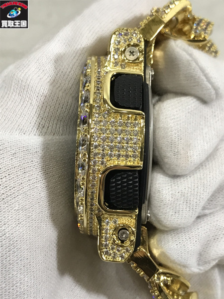 CASIO G-SHOCK 金色/ラインス-トンブレス　ｶｽﾀﾑ品