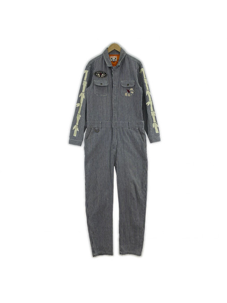 . オーバーオール・ツナギ pandiesta japan ヒッコリー M