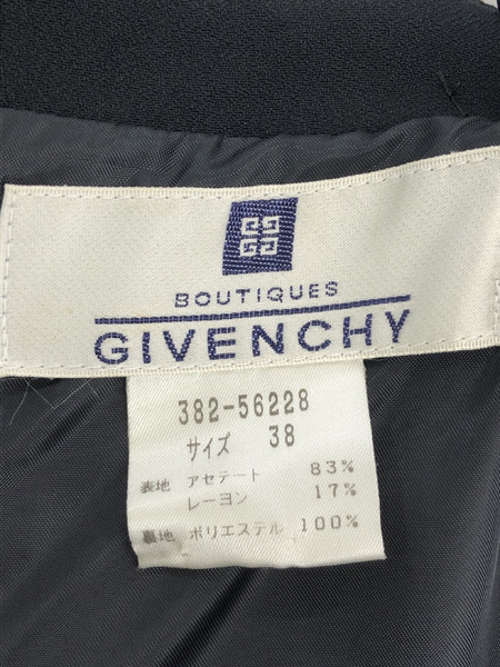 OLD GIVENCHY アセテートレーヨン キャミワンピ キャミソール ワンピース 38 黒[値下]