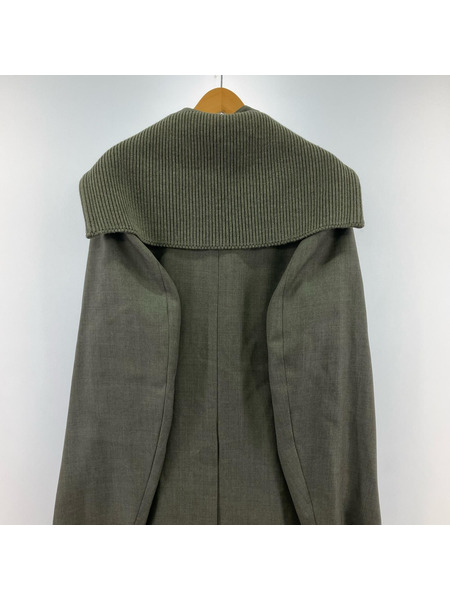 JIL SANDER ジャケット ビッグボケットコート　緑