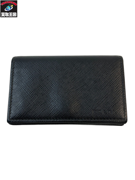 コンパクトウォレット PRADA サフィアーノ カードケース 黒