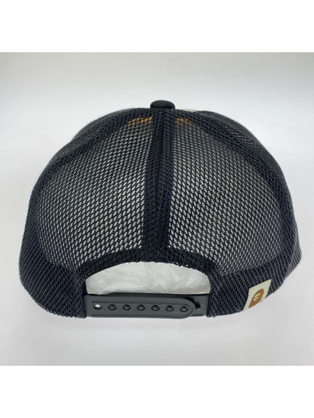 A BATHING APE キャップ CRYSTAL STONE APE HEAD MESH CAP