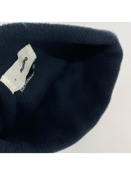COMESANDGOES ニットキャップ ×everyone ビーニー ネイビー[値下]