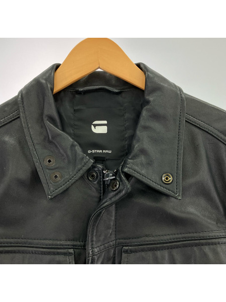 G-STAR RAW ジャケット 羊革 シングル レザージャケット M