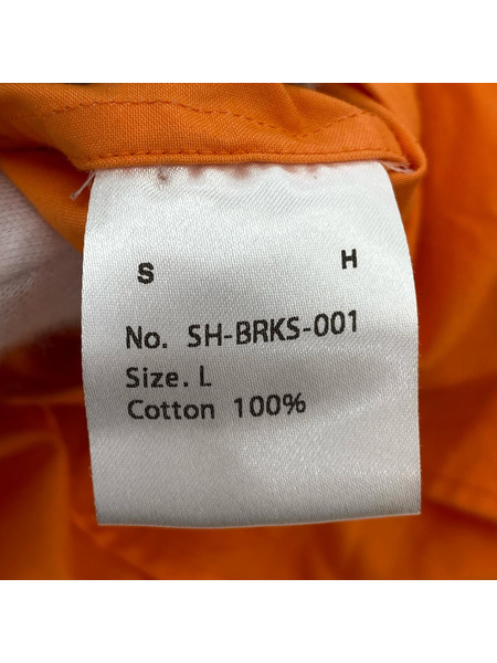 長袖シャツ SH SH-BRKS-001 シャツ オレンジ