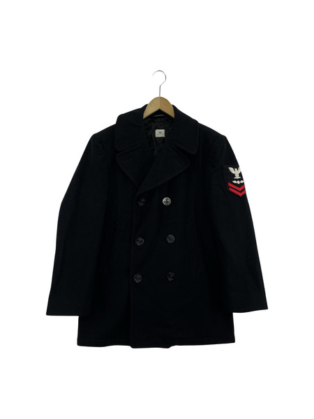 OLD・VINTAGE U.S.NAVY 80s ピーコート ブラック (40R)[値下]