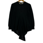 COMME des GARCONS ニット・セーター 変形 黒(XS)