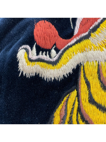 東洋エンタープライズ ジャケット リバーシブルスカジャン 虎&日本地図 (XL) 黒