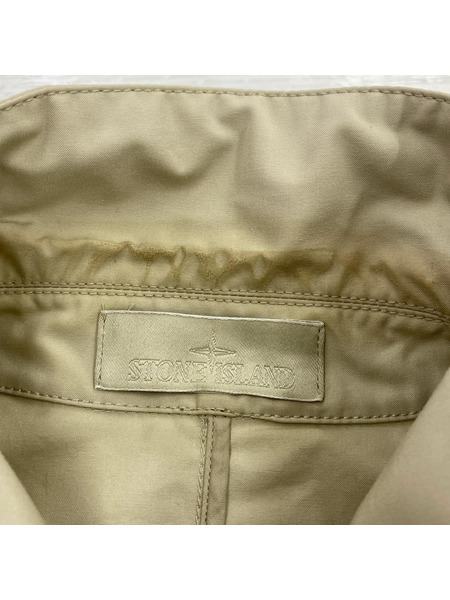 STONE ISLAND ウェザープルーフ コットンキャンバス シャツ K1S151200007S00F1