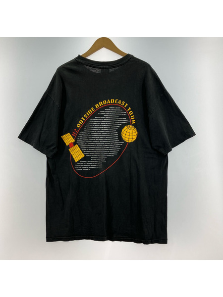 OLD・VINTAGE 半袖Tシャツ・カットソー 90s U2 ZOO TV BLK XL