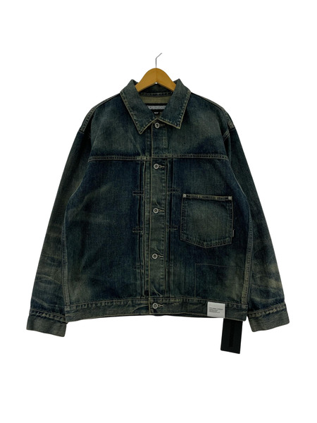 NEIGHBORHOOD デニムジャケット 23AW SAVAGE DENIM TYPE-1/青系/M