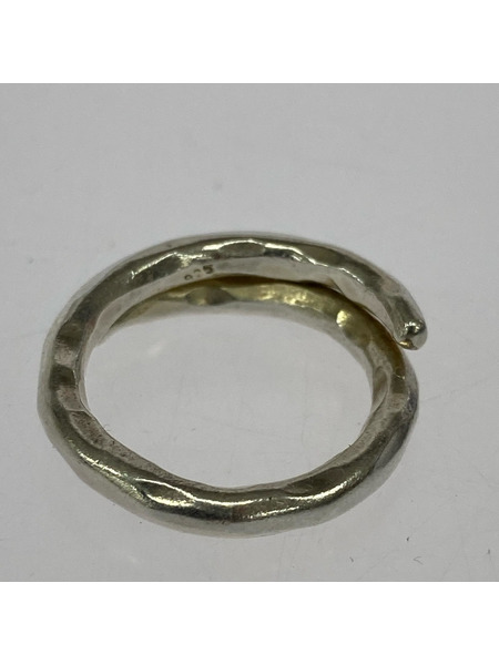 リング・指輪 S925 ラフアウト 二連 リング