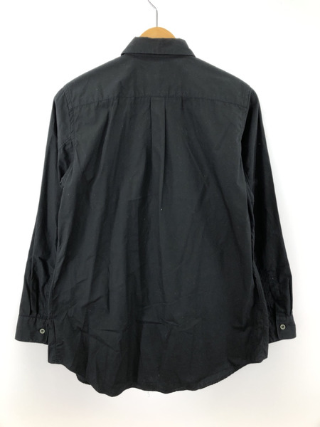 BLACK COMME des GARCONS コットンブロードLSシャツ シャツ S ブラック[値下]