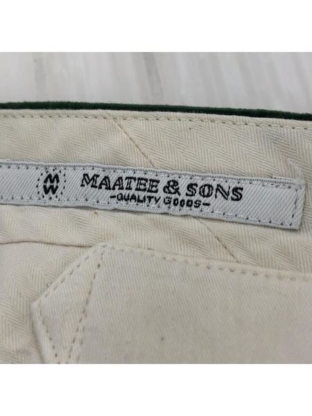 MAATEE＆SONS 23AW 俺ノCHINO-PAN コーデュロイ (3)[値下]