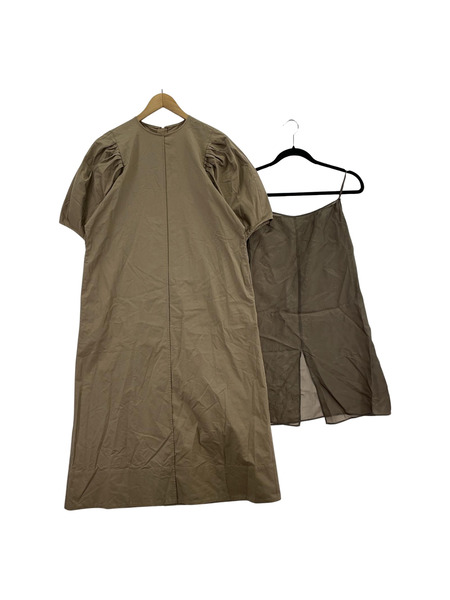 ebure/Cotton Satin Dress/36/4010300204